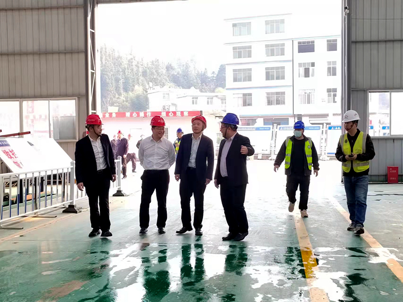 江西交通投資集團黨委副書記謝兼發(fā)一行蒞臨吉康改擴建C1標項目調(diào)研指導(dǎo)工作