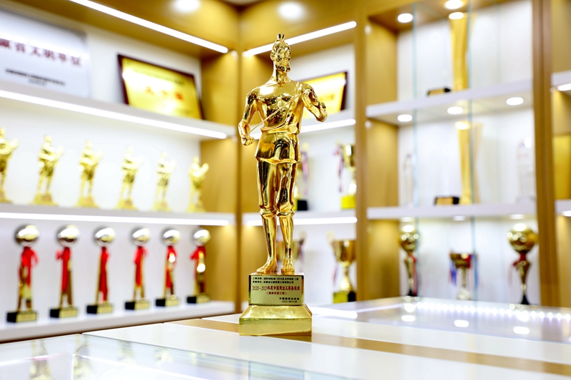 喜訊！公司捧回兩座“小金人”